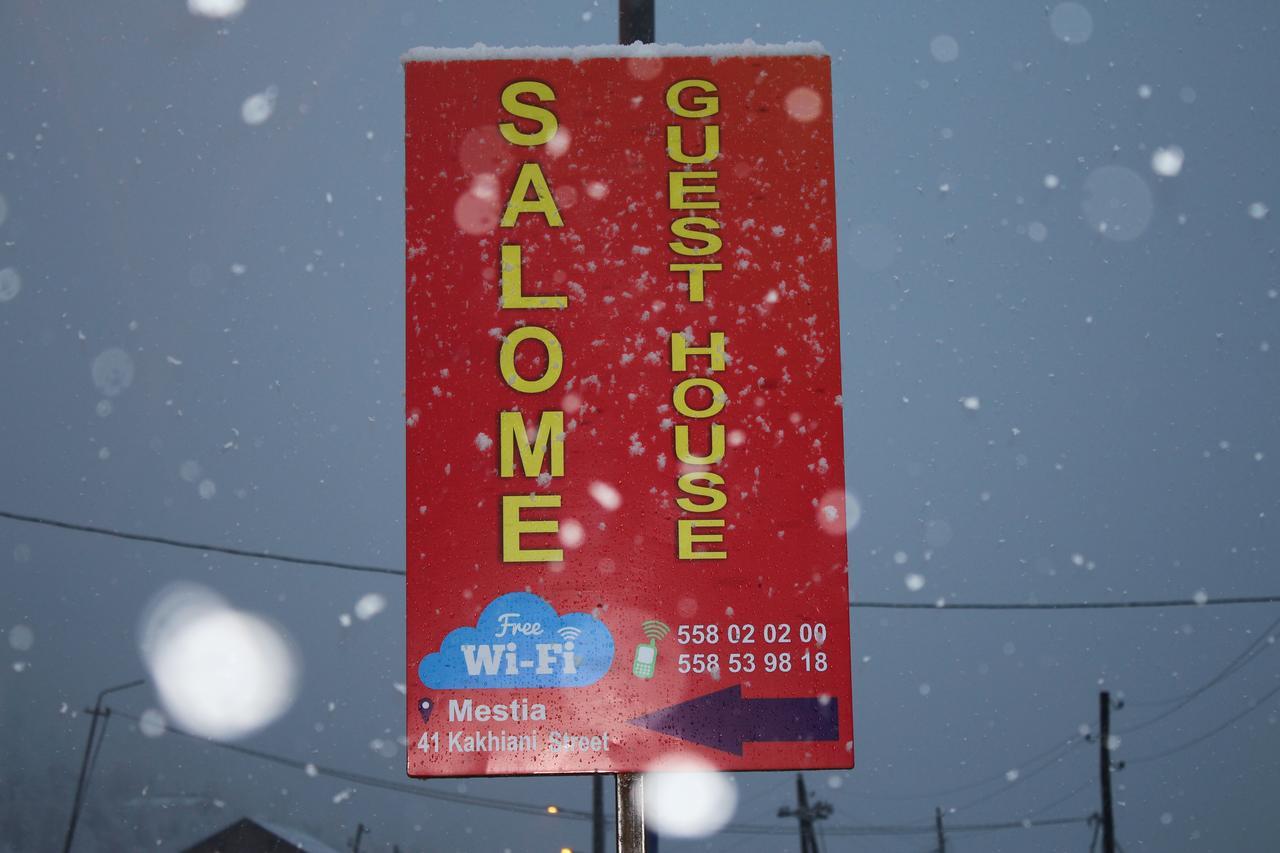 Salome Guest House Mestia Dış mekan fotoğraf